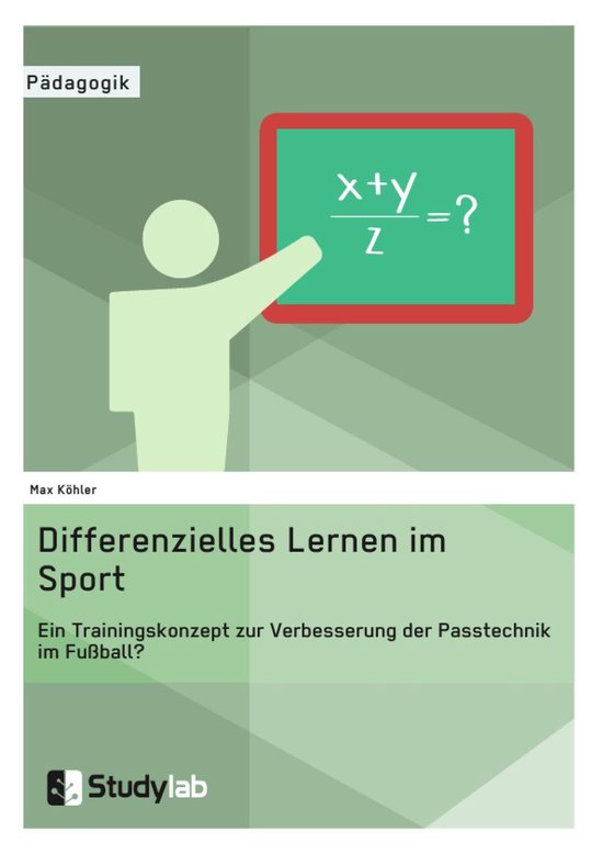 Differenzielles Lernen im Sport. Ein Trainingskonzept zur Ve ... - cover