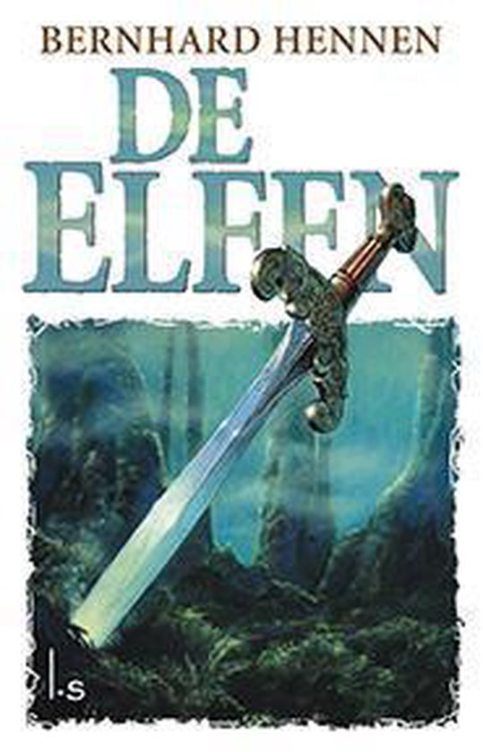 Boek "DE ELFEN" met op de cover een zwaard.