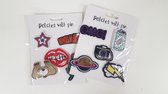 2 Setjes Patches met speld
