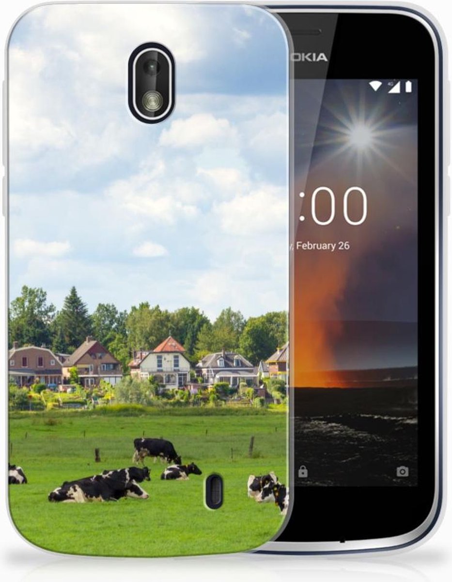 Nokia 1 TPU Hoesje Koeien