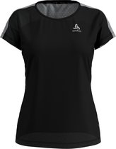 Odlo Bl Top Crew Neck S/S Millennium Linencool Dames Sportshirt - Black - Maat M