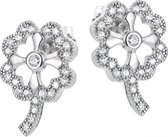 Orphelia ZO-7335 - Oorsteker Clover - Zilver 925 - Zirkonia - 1.5 cm