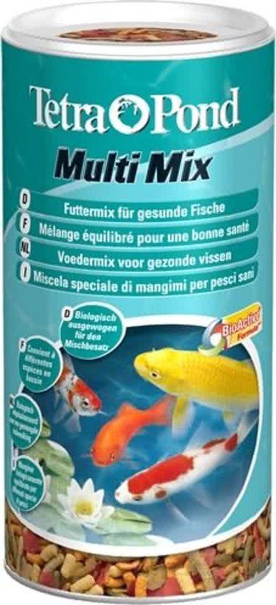 Tetra Pond Multimix Vissenvoer - Tuinvijvervissen - 1 ltr