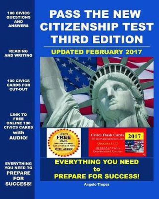 Pass the New Citizenship Test Third Edition - cover