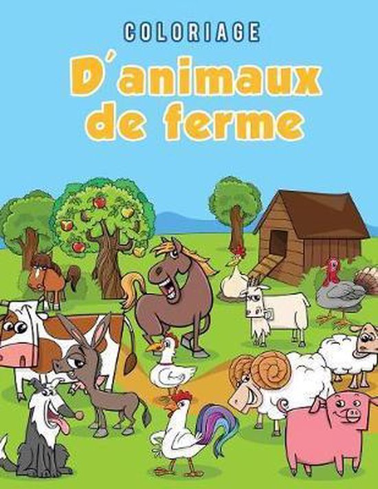 Coloriage d'animaux de ferme - cover