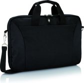 Swiss Peak slim 15” laptop tas, zwart
