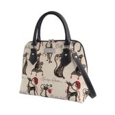 Signare Handtas - Driehoekstas - Gobelin - Catitude - 25258