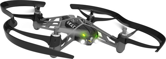 Bol Com Parrot Airborne Night Minidrone Swat Zwart