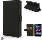 Gravel Wallet case hoesje Sony Xperia Z1 zwart