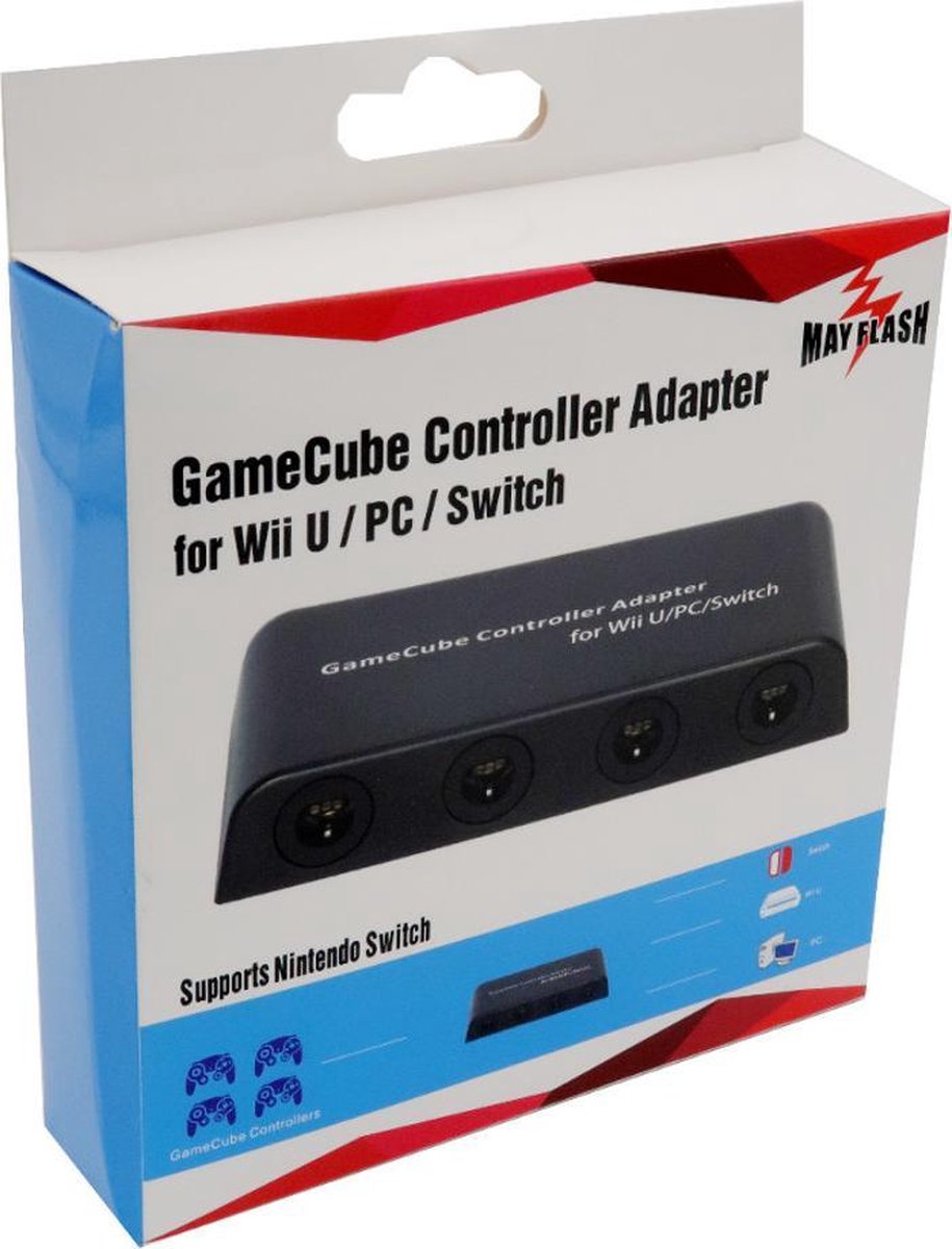 Gamecube Controller Adapter For Wii U & Pc Usb - MayFlash