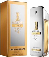 MULTI BUNDEL 2 stuks Paco Rabanne 1 Million Lucky Eau De Toilette Spray 100ml
