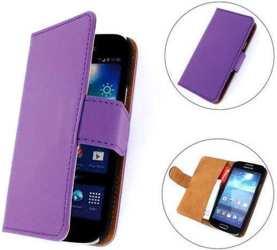 TCC Hoesje Huawei Ascend P7 Book/Wallet Case/Cover Paars