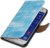 Samsung Galaxy J2 - Turquoise Booktype Wallet Hoesje Mini Slang