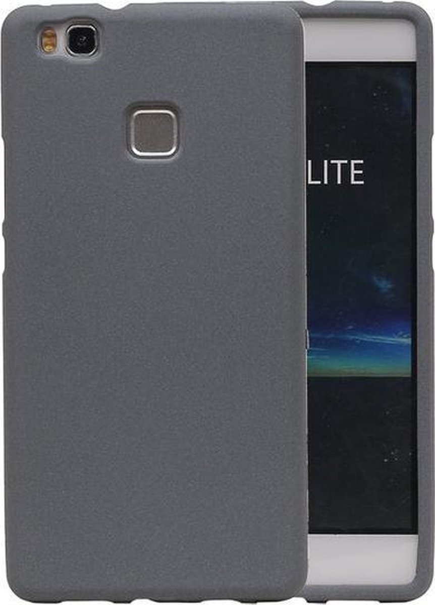 Grijs Zand TPU back case cover hoesje voor Huawei P9 Lite