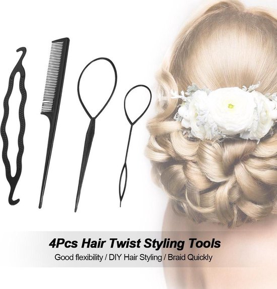 Accessoires de Cheveux | Pince à cheveux outil de Tuning | Fabricant de  noeuds Donut... | bol.com