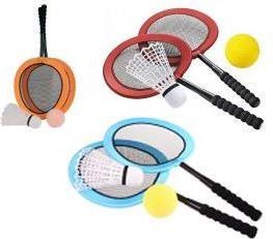 Battledore XL Badminton/Bal Set 58cm | bol.com