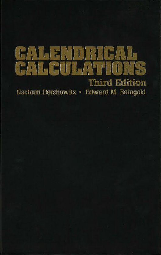 Calendrical Calculations - cover