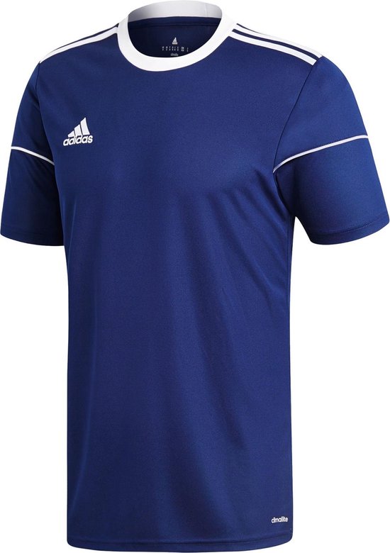 veer Verslaafd Doe een poging Adidas Squadra 17 Shirt Korte Mouw Kinderen - Marine / Wit | Maat: 152 |  bol.com