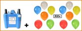 Elektrische Ballonnen Pomp XL met 500 kleuren ballonnen
