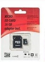 Micro SD Card 16 GB inclusief adapter