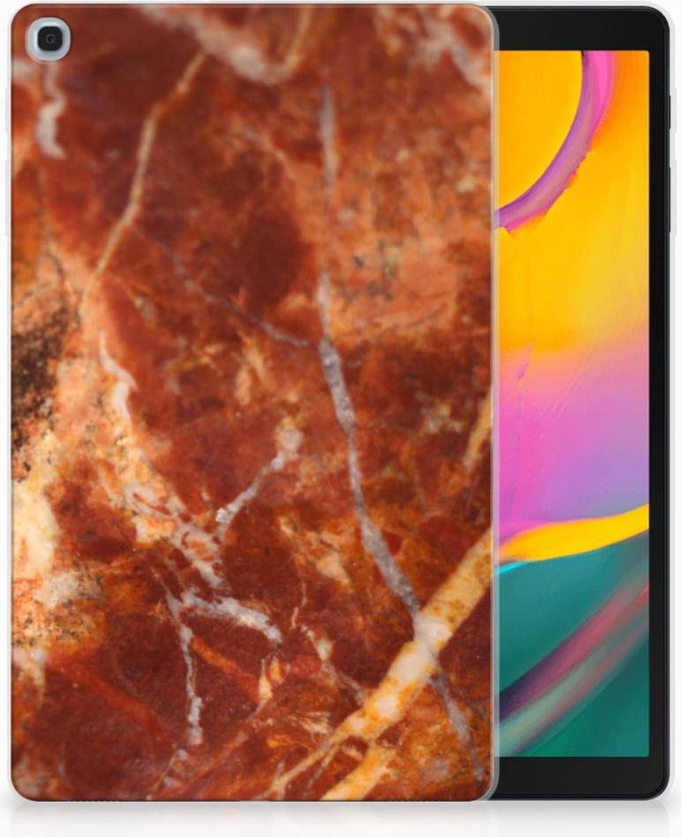 Samsung Galaxy Tab A 10.1 (2019) Tablet Back Cover Marmer Bruin