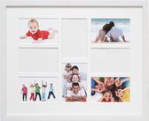 Deknudt Frames multifotolijst S41VF1 P8 - wit - 8x foto 10x15 cm