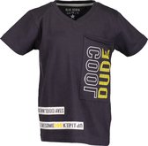 Blue Seven Jongens T-shirt - antraciet - Maat 128