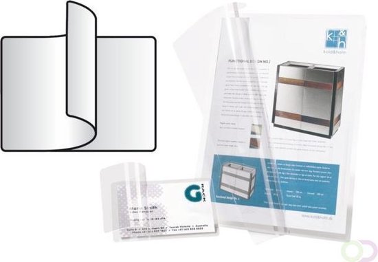 3L Zelf lamineerhoesjes - Plastificeren zonder lamineerapparatuur 54 x 86 mm