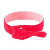 Velcro One-wrap Strap Klittenband rood 20 mm x 200 mm. 25 stuks + Kortpack pen (098.0605)
