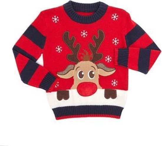 Kerst trui Rudolf met licht! maat 68-74 | bol.com