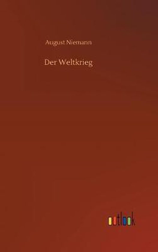 Boek cover Der Weltkrieg van August Niemann (Hardcover)