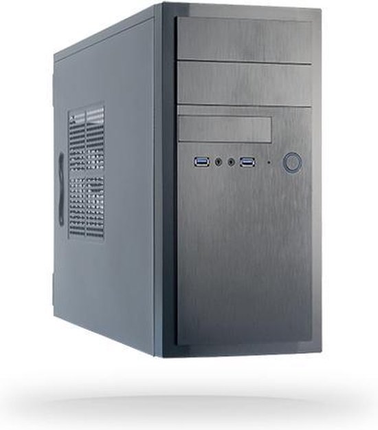 Chieftec HT-01B-350GPB computerbehuizing Midi-Toren Zwart 350 W