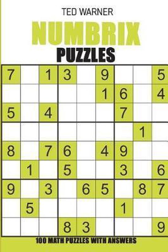Math Puzzle Books Numbrix Puzzles, Ted Warner 9781981094547 Boeken