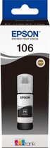 Epson 106 - 70 ml - fotozwart - origineel - zwart - inkttank - voor EcoTank ET-7700, ET-7750, L7160, L7180; Expression Premium ET-7700, ET-7750