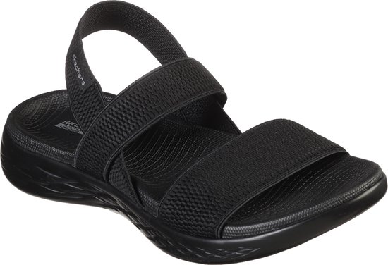 Skechers On-The-Go 600 - Flawless Sandalen Dames - Black - Maat 42 | Bestel  nu!