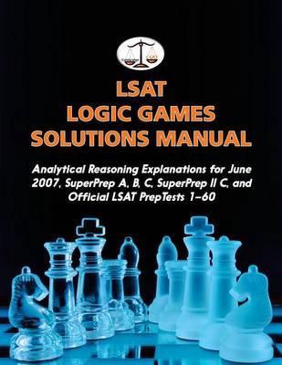 LSAT Logic Games Solutions Manual - cover