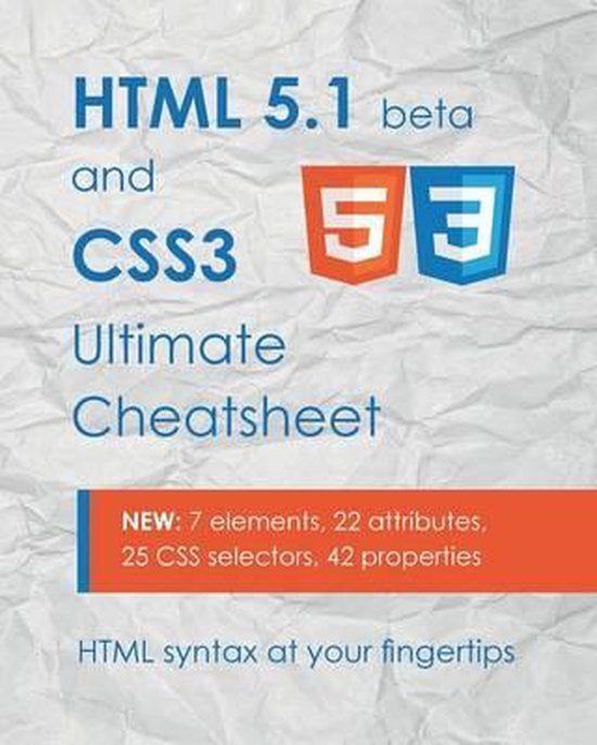 Html Syntax Cheat Sheet