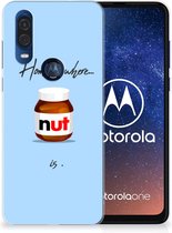 Motorola One Vision Siliconen Case Nut Home