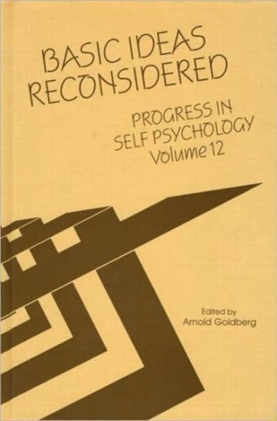 Progress in Self Psychology, V. 12 - cover