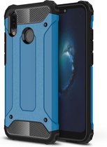 Armor Hybrid Back Cover - Huawei P20 Lite Hoesje - Lichtblauw