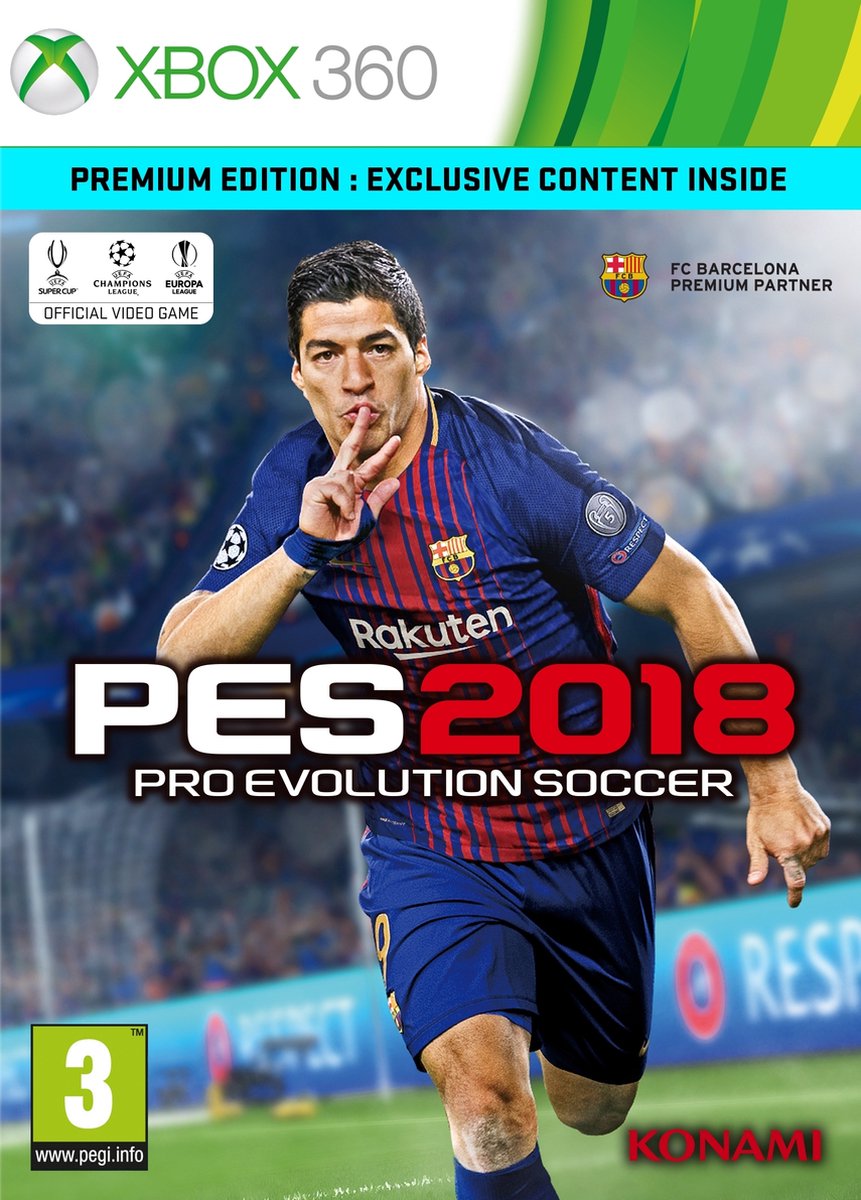 Pro Evolution Soccer 18 (Pes) xbox 360 Original (Mídia Digital) – Games  Matrix