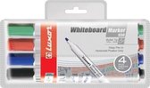 Luxor Whiteboard Markers 650 ronde punt 4 kleuren