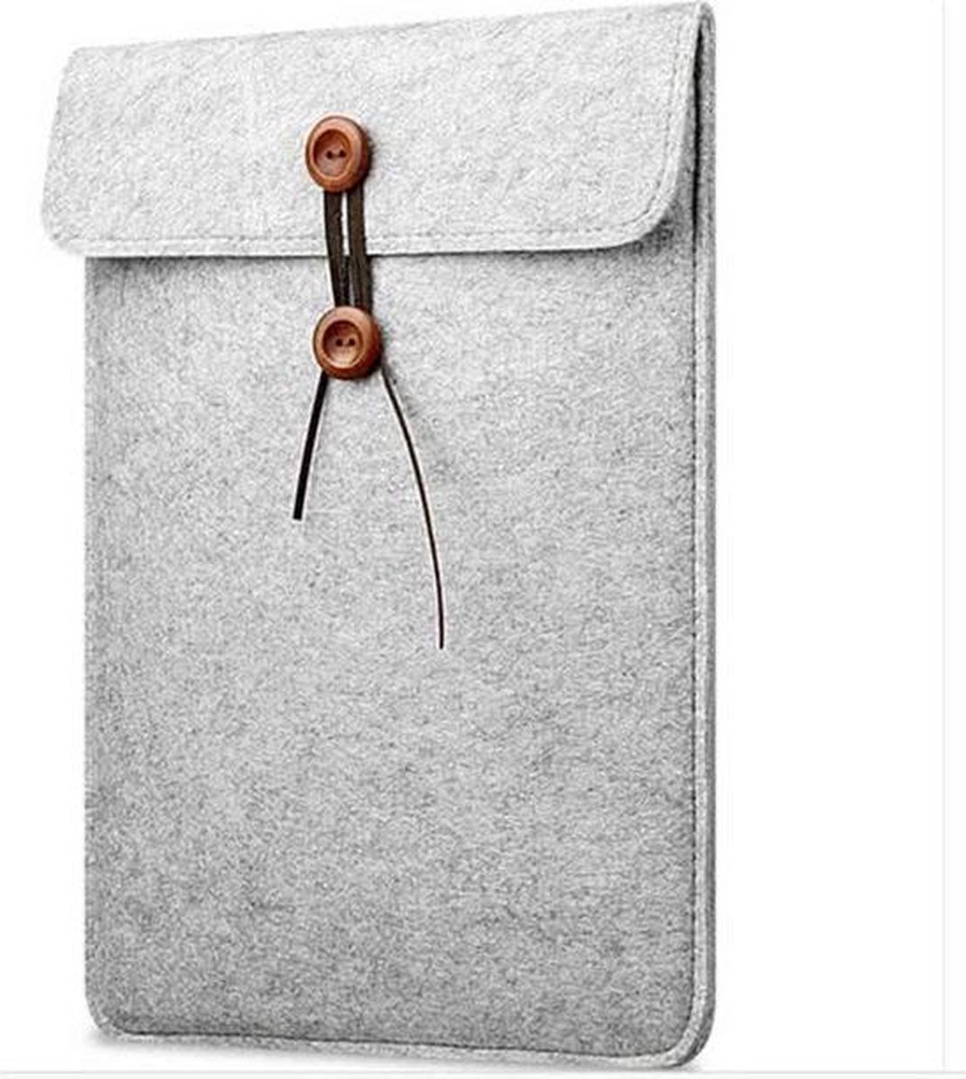 Vilten Laptop Sleeve Envelop Lichtgrijs Dække Covers