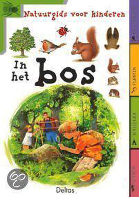 Cover van het boek 'Natuurgids voor kinderen in het bos'