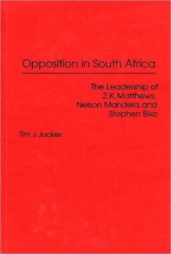 Opposition In South Africa - cover