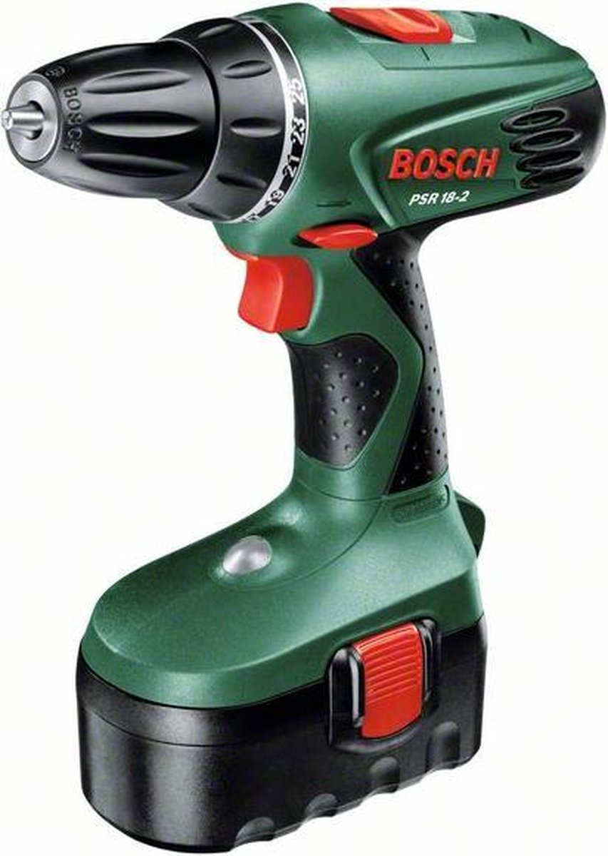 speer Explosieven ideologie Bosch PSR 18-2 1,5 Ah NiCd Accuboormachine | bol.com
