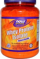 Whey Proteine Isolaat Vanille (816 gram) - Now Foods