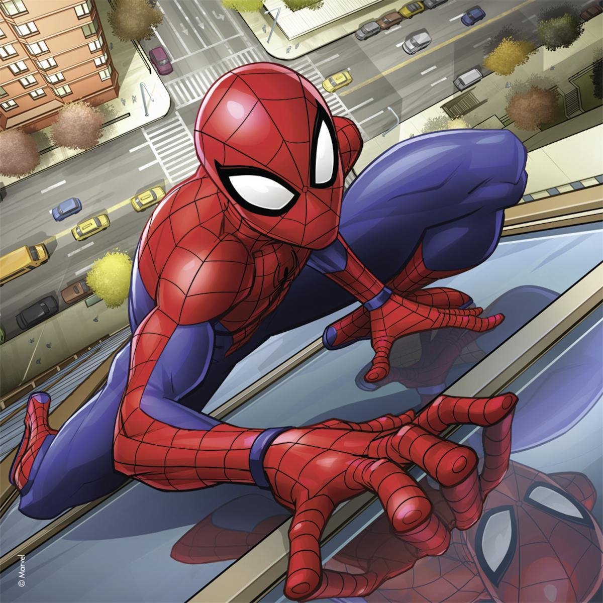 Ravensburger puzzel Spiderman in Actie - 3x49 stukjes — afbeelding 7
