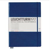 Leuchtturm1917 Notitieboek XL - Master Slim Geruit - Navy Blue