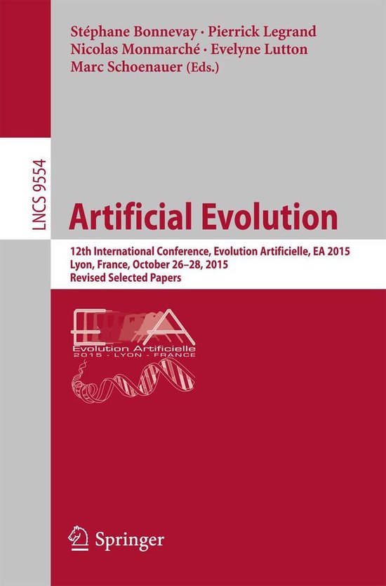 Springer Nature Proceedings Computer Science - Artificial Ev ... - cover